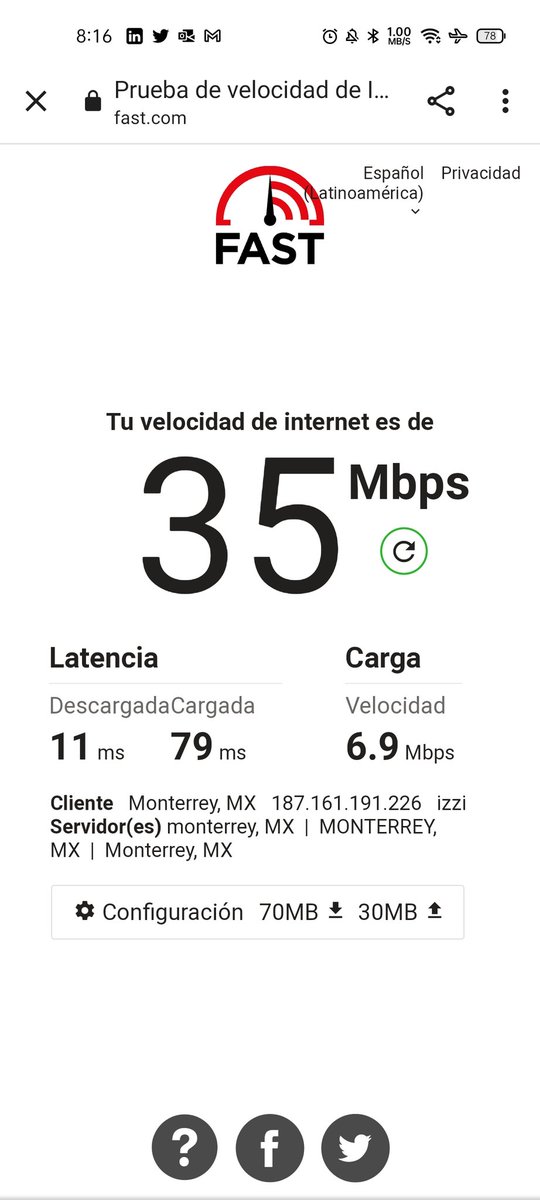 abner_millan's tweet photo. Buenos días @izzi_mx @ayudaizzi 
Día de asueto
Todos dormidos, hasta tu servicio de 100Mg contratado solo me da esto.
Todos los días a cualquier hora es lo mismo. https://t.co/RKsw3iu15L