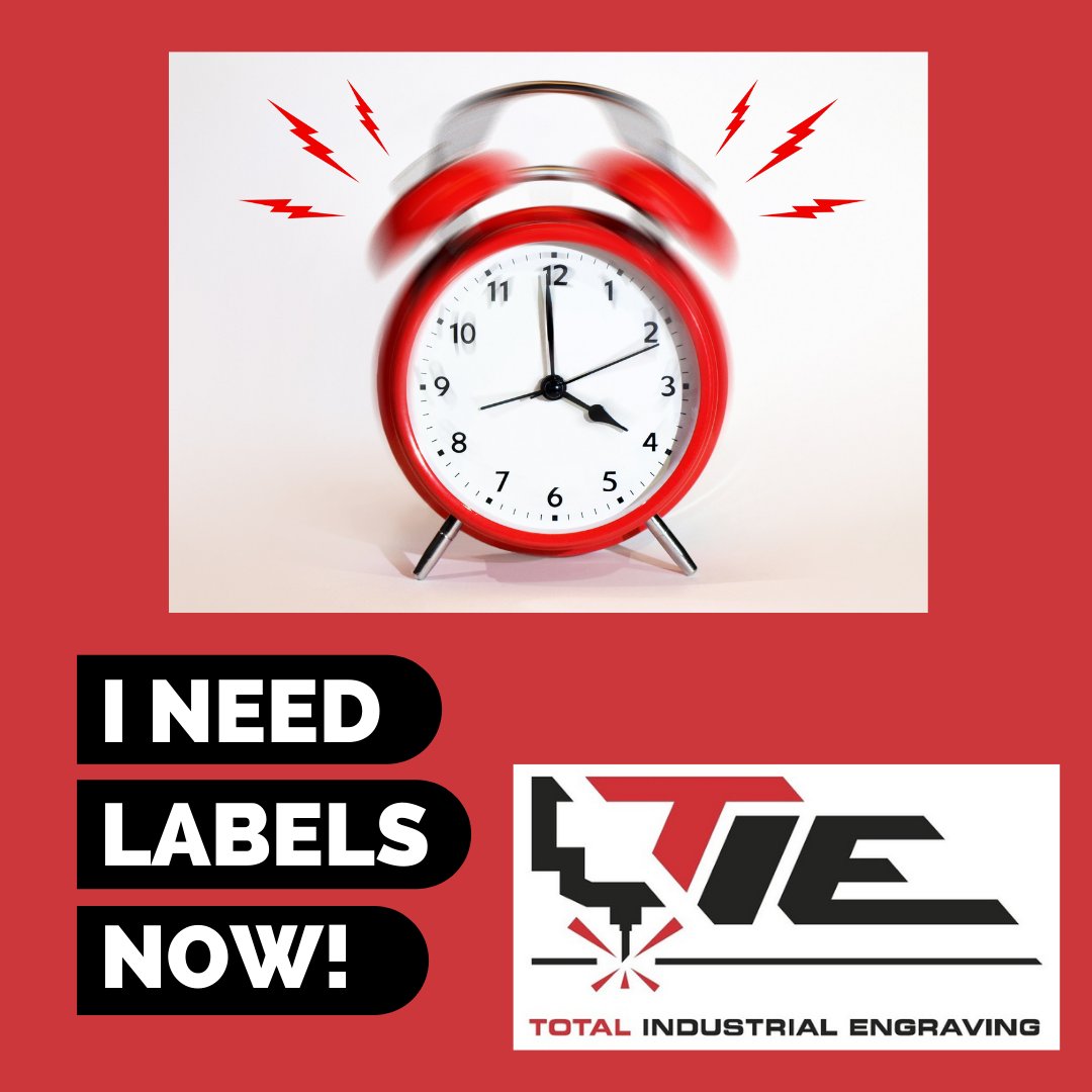TIEngraving's tweet image. If you don't ask, you don't get!

Whilst we wouldn't say no to a bit of notice, we are used to getting people out of the proverbial!

#engravedlabels #traffolytelabels #customerservice