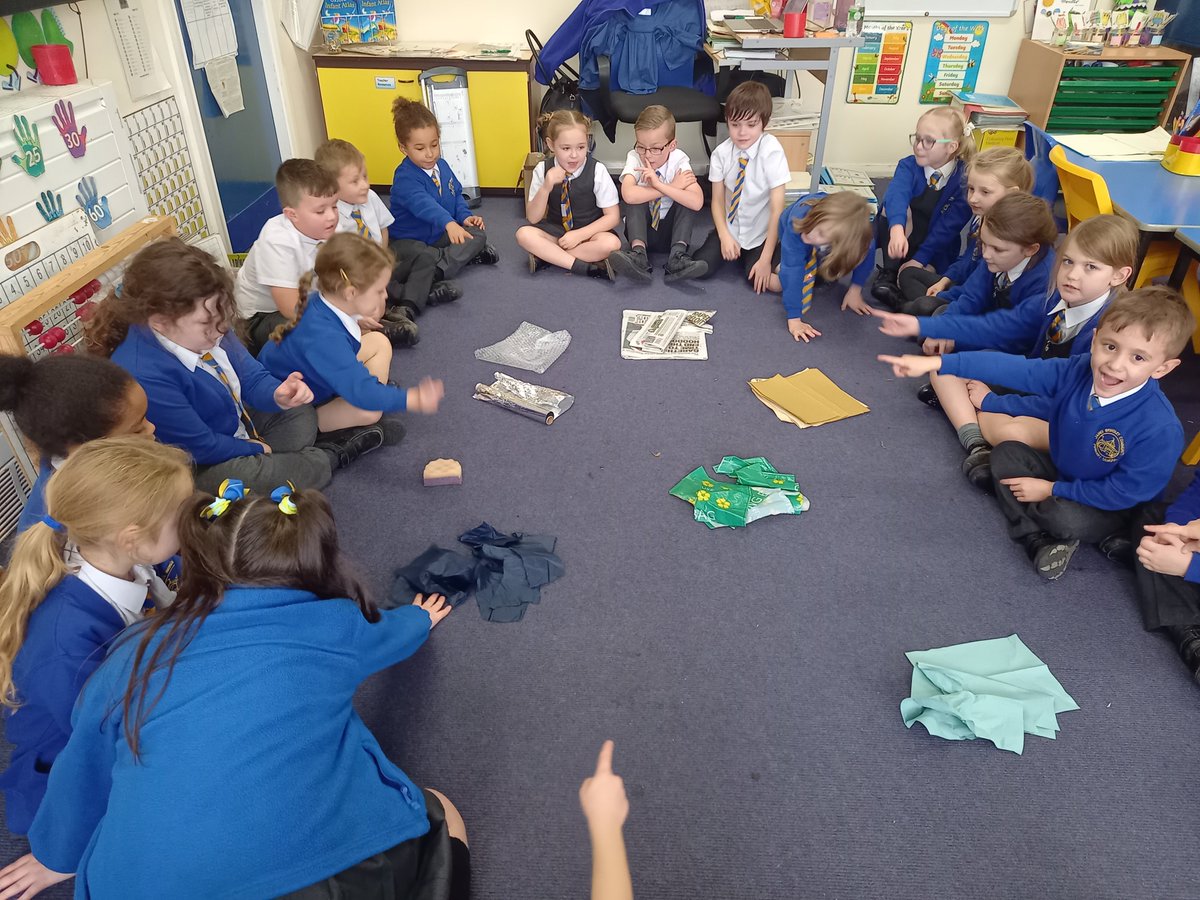 JamesBrindleyPS's tweet photo. Year 2 have been set a challenge to make a waterproof shelter for an elephant. They have investigated different materials and then worked in their groups to decide which materials they would like to test #superscientists #terrificteamwork https://t.co/PAerWuHejk