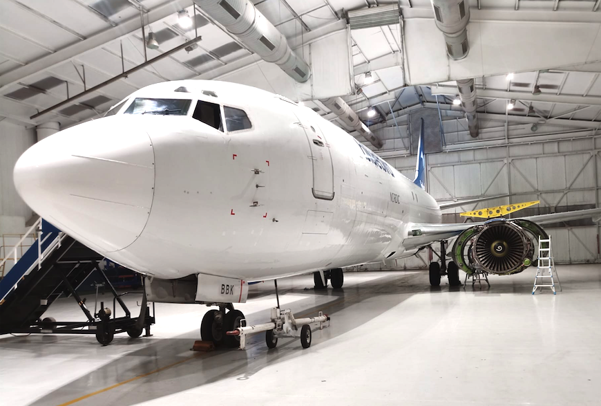bctaviation's tweet photo. Another Engine Replacement completed at our Base Maintenance Facility (EMA) last month as Bluebird Nordic visited the hangar!
#aviation #basemaintenance #enginechange #hangar30 #eastmidlandsairport #boeing737 #BluebirdNordic #BCT https://t.co/T2EXcjcNpp