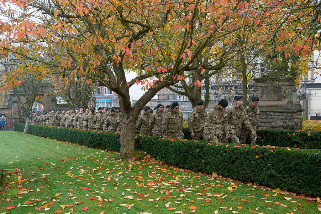 HabsAdamsGS's tweet photo. A special moment seeing our @HA_CCF cadets taking part in yesterday's #RemembranceParade to pay their respects to all who lost their lives in the two World Wars. #LestWeForget  #twominutesilence @PoppyLegion https://t.co/I5lbK6B3iA