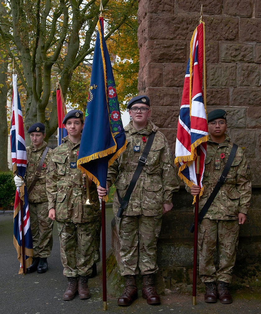 HabsAdamsGS's tweet photo. A special moment seeing our @HA_CCF cadets taking part in yesterday's #RemembranceParade to pay their respects to all who lost their lives in the two World Wars. #LestWeForget  #twominutesilence @PoppyLegion https://t.co/I5lbK6B3iA