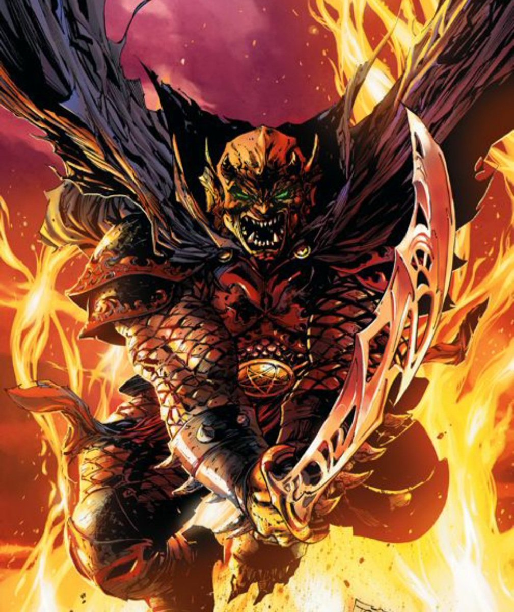 ShemLee5's tweet photo. @AnneComics I had read and collected all of "The Demon" v3 but there was hardly, if any, character development for him that I was not intrigued. However, once New 52 "Demon Knights" came into play I fell in love with a lot of what they did for Etrigan. https://t.co/F5p1IWYLXu
