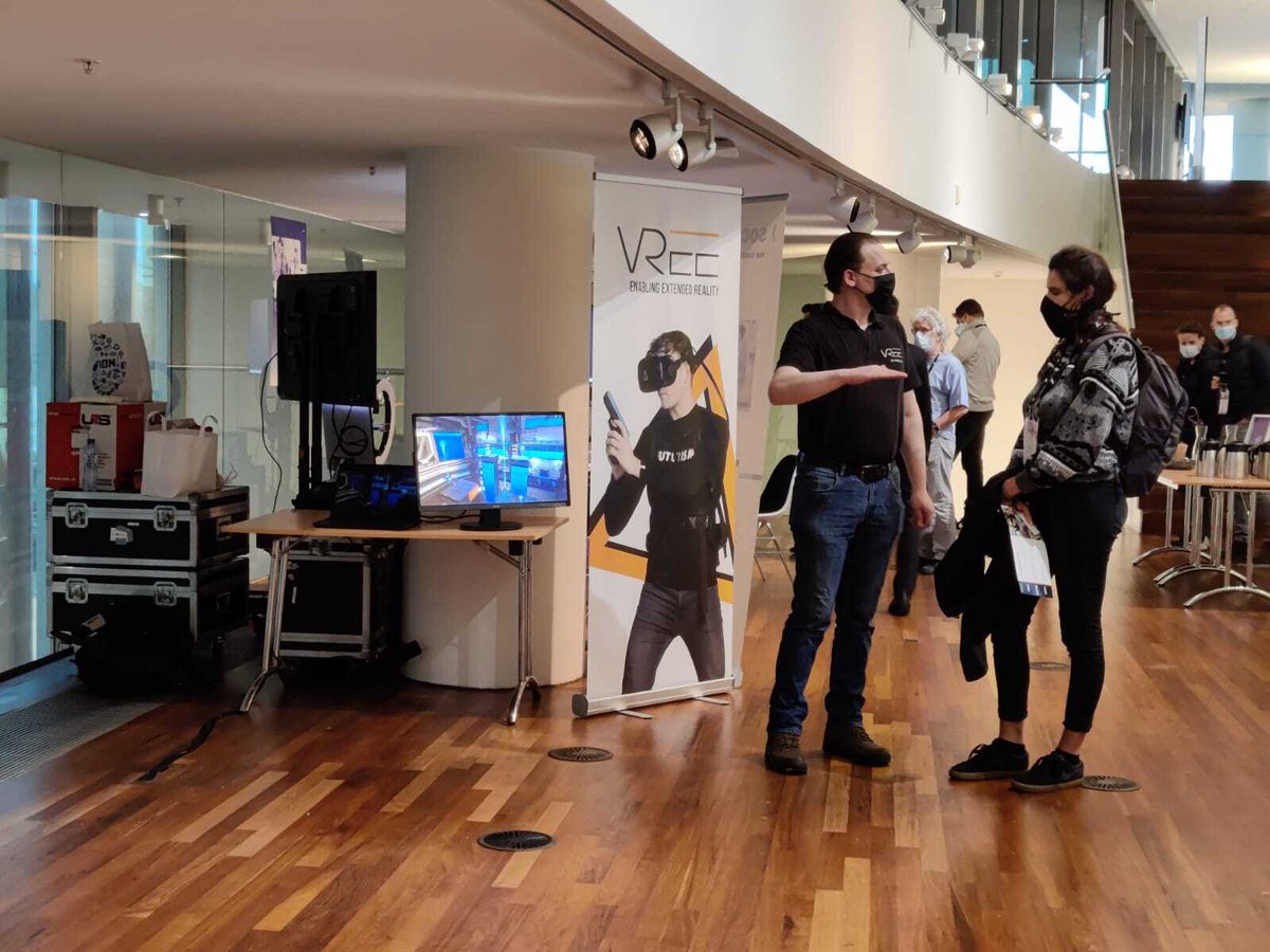 VReeExperience's tweet photo. From Monday until Wednesday you can find us at the @VRDays in Amsterdam. Come say "Hi!" and experience the future of VR! https://t.co/Df8G9hLEvT