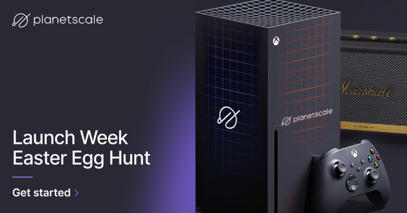 PlanetScale's tweet photo. The eggs have all been hidden, happy hunting!