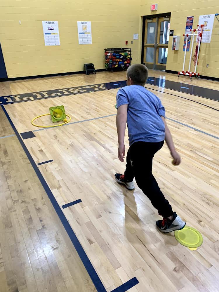 5th graders rode on the Mayflower to Plymouth Rock to stuff turkeys for the First Thanksgiving. We worked on teamwork and cooperation, along with throwing, tossing, and rolling skills. 

The kids had a great time but also learned some history as well.