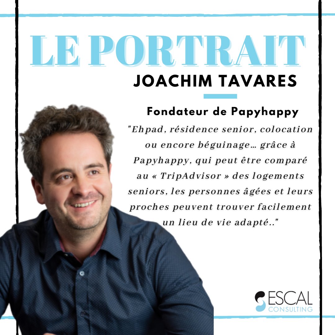 ESCALCONSULTING's tweet photo. 🔎Zoom sur @Joachim_Tavares, CEO & fondateur de @papyhappy_fr, une solution pour trouver le logement le plus adapté aux besoins et attentes des personnes âgées.
#PReady #AreYouPReady #ESCALConsulting #seniors #BuildYourInfluence https://t.co/Tt2WhZFJ1n