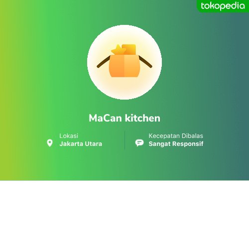 Semakin mudah belanja produk MaCan kitchen di Tokopedia. Cek aja, pasti ada yang kamu suka
tokopedia.com/macankitchen