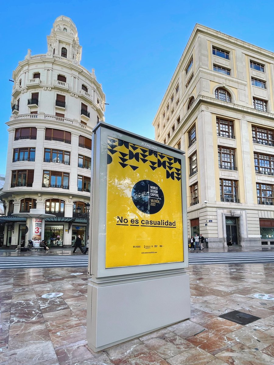 València, Capital Mundial del Diseño 2022.

#noescasualidad 
#WDC2022