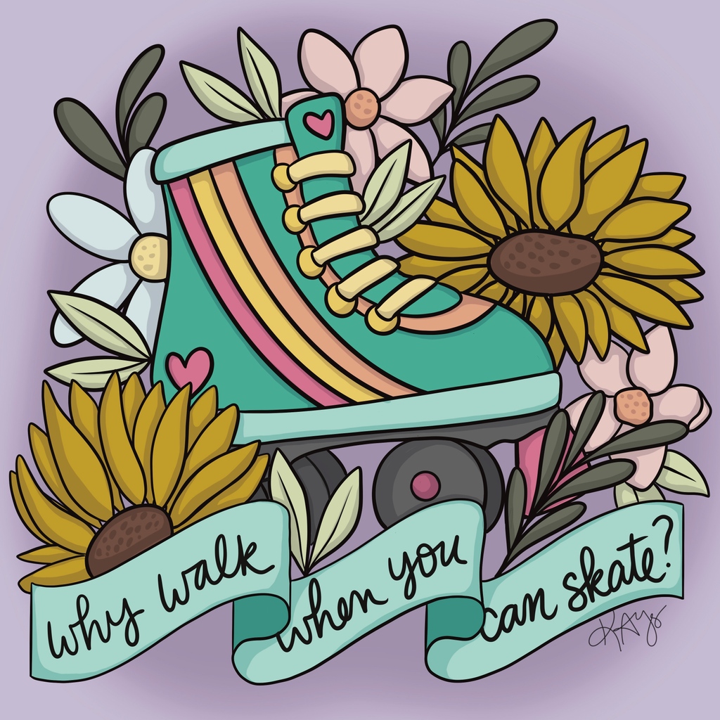 kandracreates's tweet photo. Inspired by my beautiful, sunflower loving, skater girl @lovely.kacie
I wasn't sure which background I liked more - which do you prefer?
#skatergirl #whywalk #justskate #floral #rollerskates #digitalillustration #skatelife #cuteskates #girlswhoskate #skateeveryday https://t.co/3o4n9wrzRM
