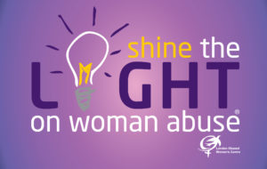 In honour of the Shine the Light on Women's Abuse campaign run by London's Abused Women's Centre, #TVDSB stands with female survivors of abuse.