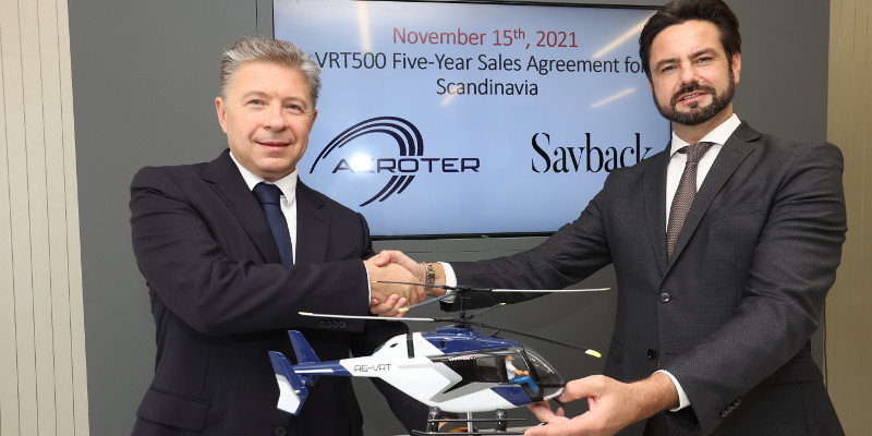 EmeraldMedia's tweet photo. Singapore-based Aeroter today announced an exclusive five-year agreement with Swedish company @Savback Helicopters AB to distribute and sell its innovative VRT500 light, single-engine helicopter in Sweden, Norway, Denmark, and Finland.  Full story at https://t.co/YkztmqnjU2 https://t.co/lp83Uu0ppA