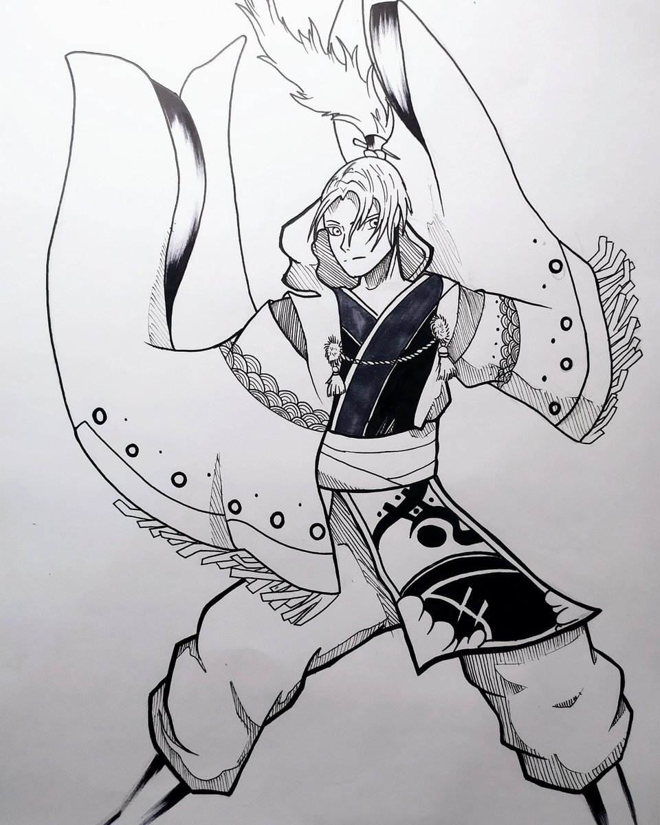 Hyped_raijin's tweet photo. Haitani kimono
.
Original art for #nippoctuber
.
#anime #fanart #artistsontwitter #art #drawing https://t.co/YRkUs2K7sS