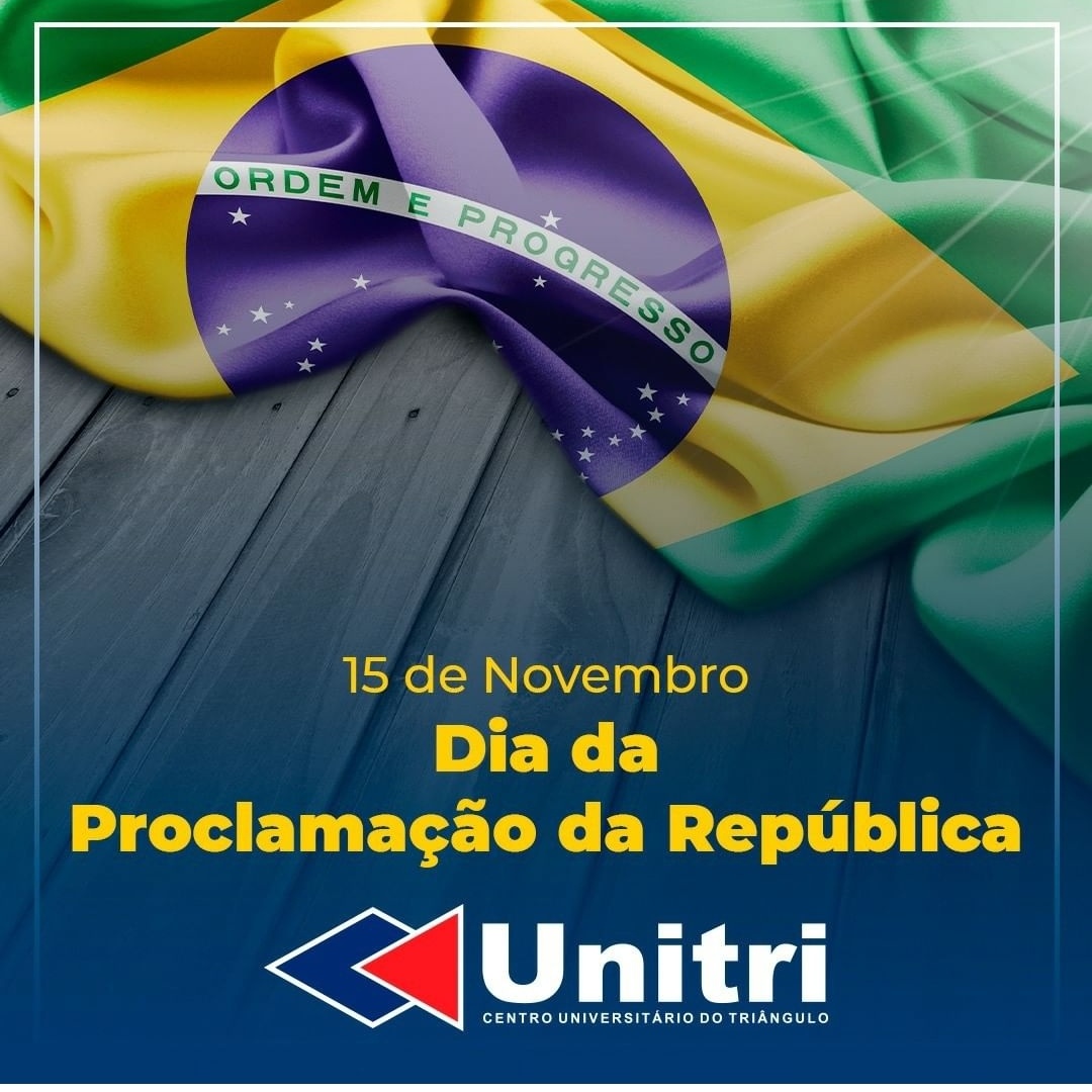 direitounitri's tweet photo. Proclamação da República.
A #Unitri celebra: todo poder emana do povo. https://t.co/tnkOxlos68