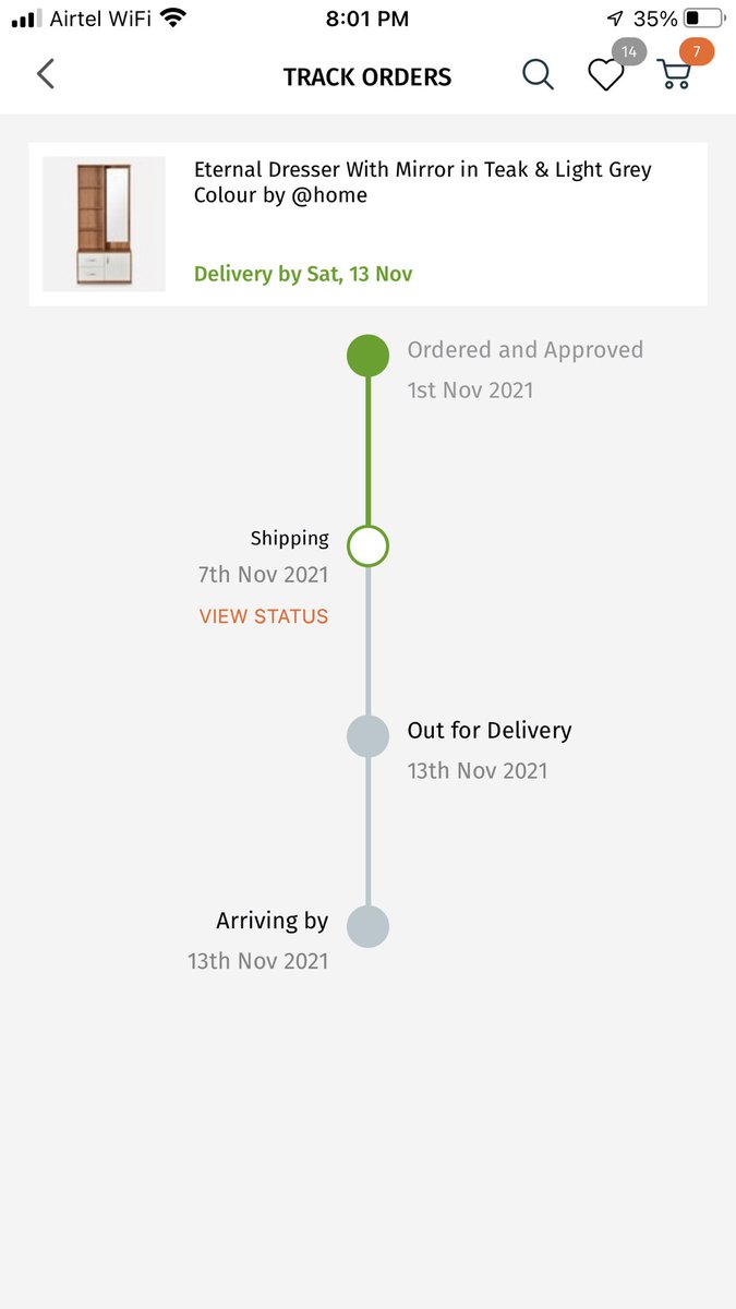 Piyushgupta03's tweet photo. @Pepperfry Hopeless delivery &amp; customer service. My order id 307515726 qas supposed to arrive on 13th nov. Inspite of more than 10 calls with the customer service i have not received my item or any initimation for delivery even as on 15th Nov. they dont even bother to update the app status https://t.co/iUaMEHvqtl