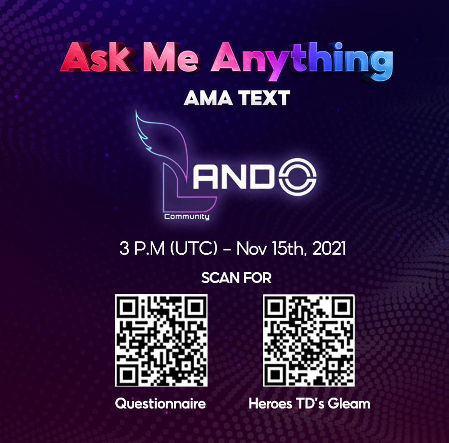 heroes_td's tweet photo. Join our AMA with ALPHA TRUE at 10 PM (GMT +7) - November 15, 2021.
✨ Gleam: https://t.co/jgJkTrRHvG
✨ Link AMA: https://t.co/xJOwE0hJpu
🏆🏆🏆 Participate at: https://t.co/Y9TjUlPIvb
✅ Get an IDO slot on Discord: https://t.co/Z3zsIHfo2j
#heroestd #nftgame #alphatrue https://t.co/JGyIoRGBub