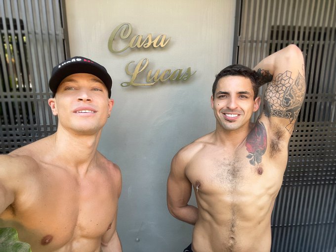 The best place to stay in Puerto Vallarta ?? with the hottest @RuslanAngelo in @casalucaspv @MichaelLucasNYC