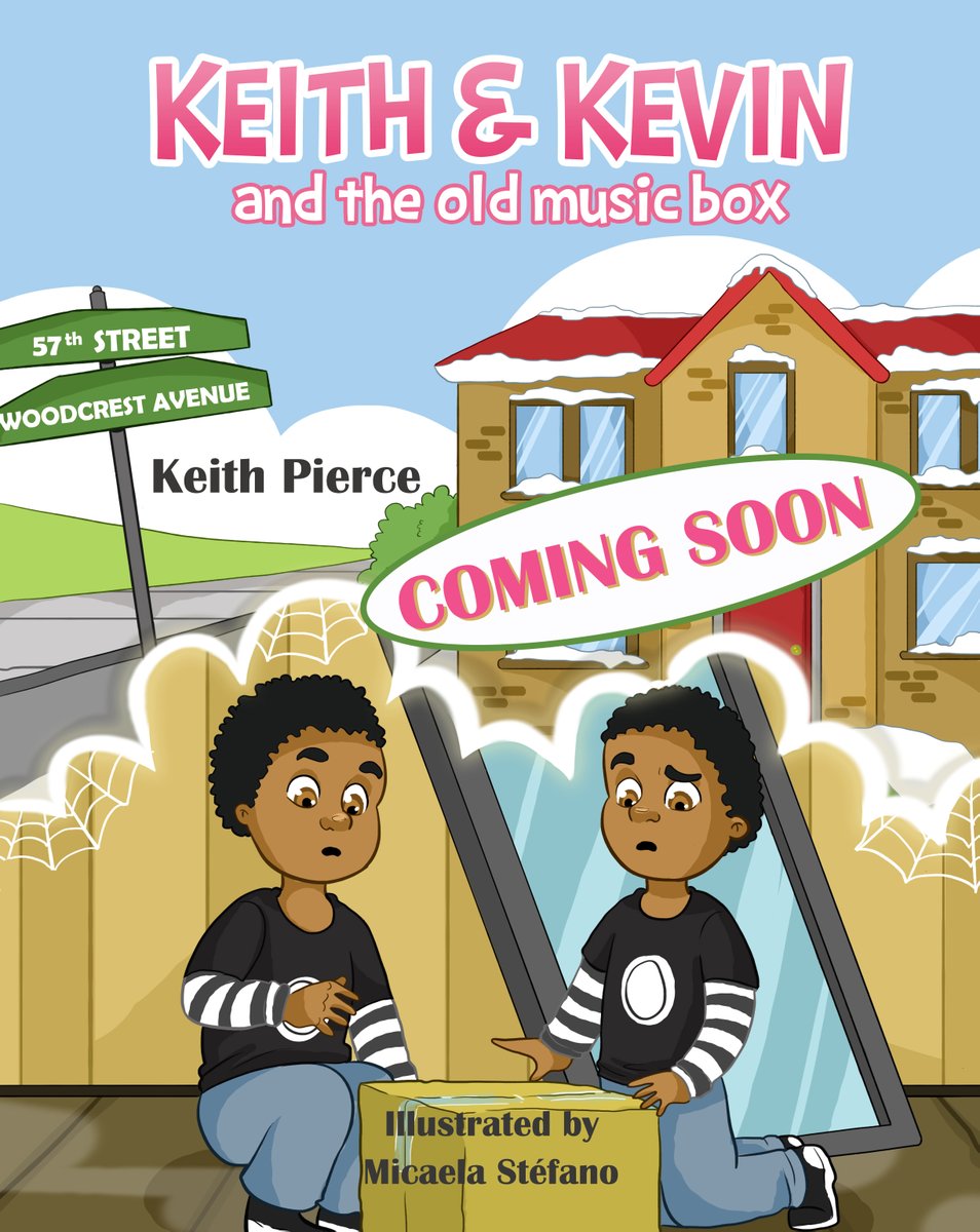 KPierceBooks's tweet photo. Guess what's coming soon? No.8 coming out of the gate by Dec. 1! #childrensbooks #twins #blacktwins #parentsoftwins #readaloud #readingisfundemental #readcharlotte #readby4th #literacy #blm #blackliterature #kidslit #read2succeedphiladelphia 
@PhilaReads @KeithPierceAPR #philly https://t.co/13tC3jf3vP