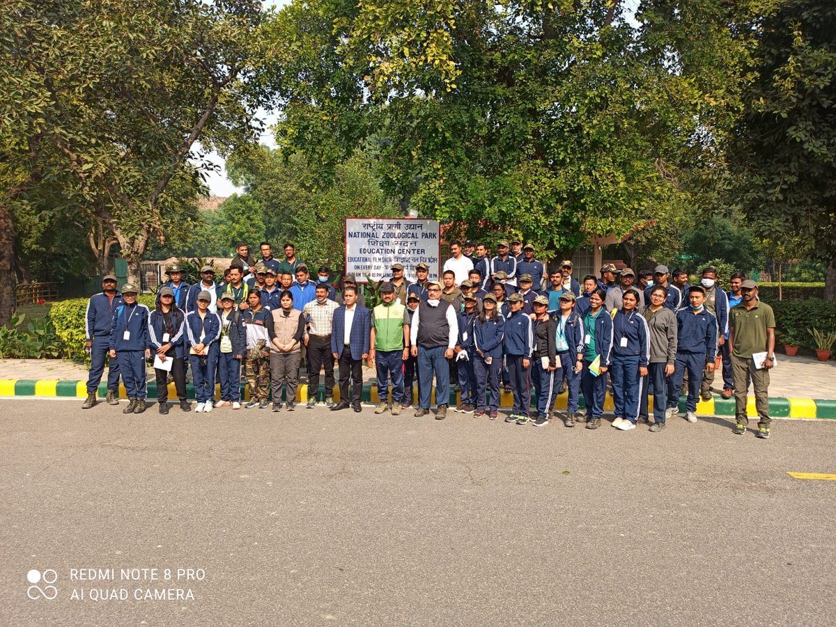 Study tour of #ForestRangeOfficer Trainees from #KarnatakaForestAcademy, Dharwad to @NzpDelhi to learn the #ZooManagement and Ex-situ conservation. 
#karnatakaforestdepartment #ForestRanger #wildlifeconservation 
@moefcc @waza @CZA_Delhi