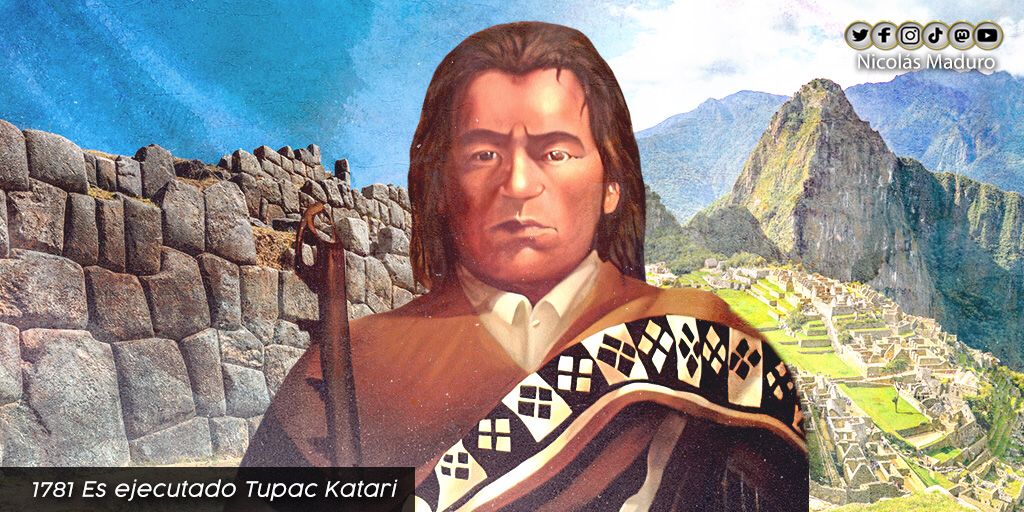 Tupac Katari fue ejecutado hace 240 años, líder aymara que se enfrentó a los colonialistas españoles para defender los derechos de los pueblos indígenas. La Patria Grande conmemora su gesta heroica de resistencia, dignidad y rebeldía.
