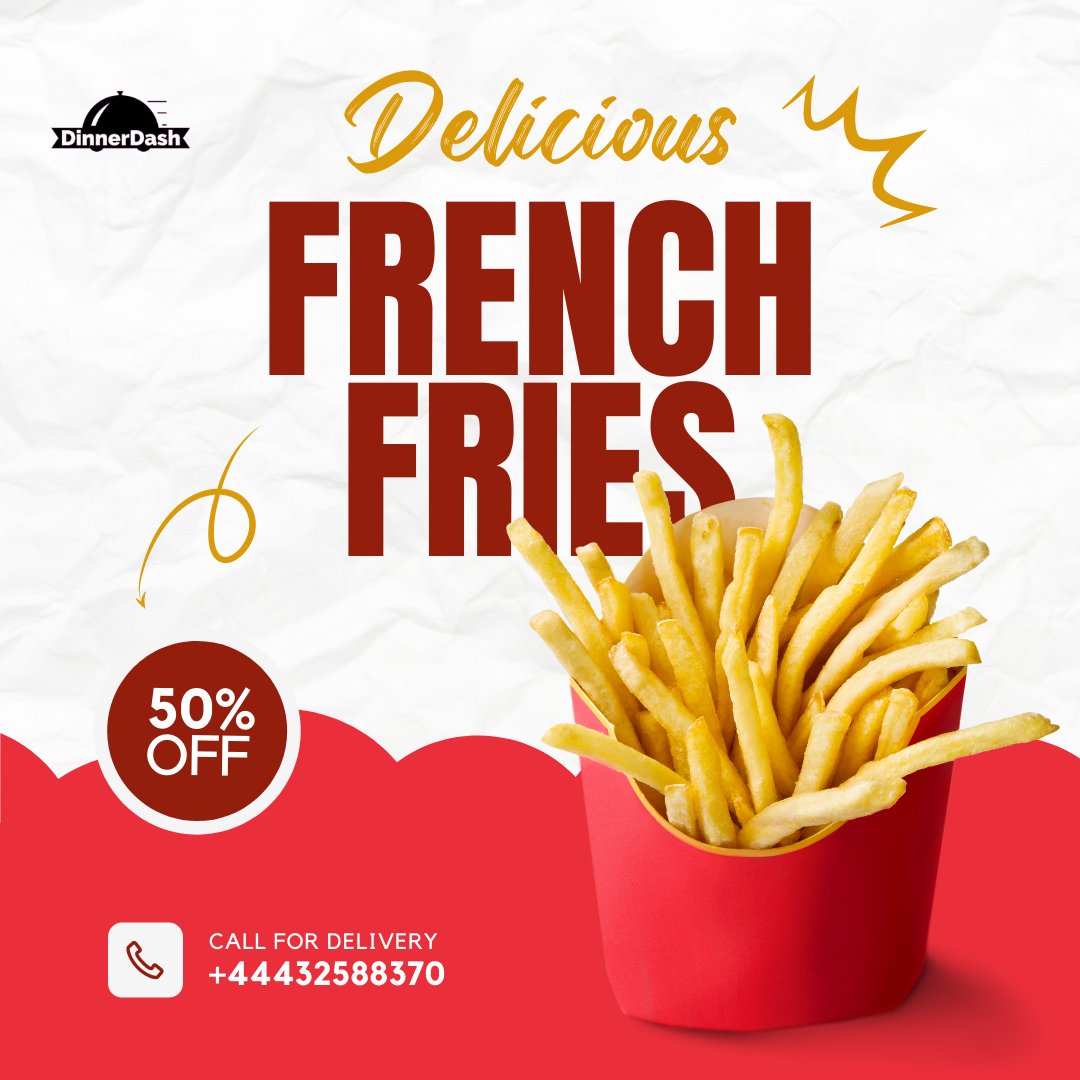 DinnerDash2021's tweet photo. Delicious fries on the side of any meal for only 50% off! Try now!

#frenchfries #fries #food #foodporn #foodie #foodphotography #yummy #fastfood #foodlover #foodblogger #foodies #delicious #foodgasm #frieslover #tasty #dinner #lunch #bhfyp https://t.co/mocQTMQHi1