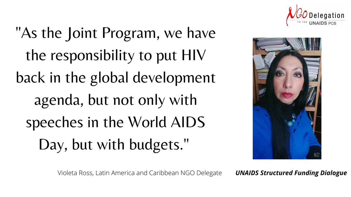 NGO DELEGATION TO THE UNAIDS PCB tweet media