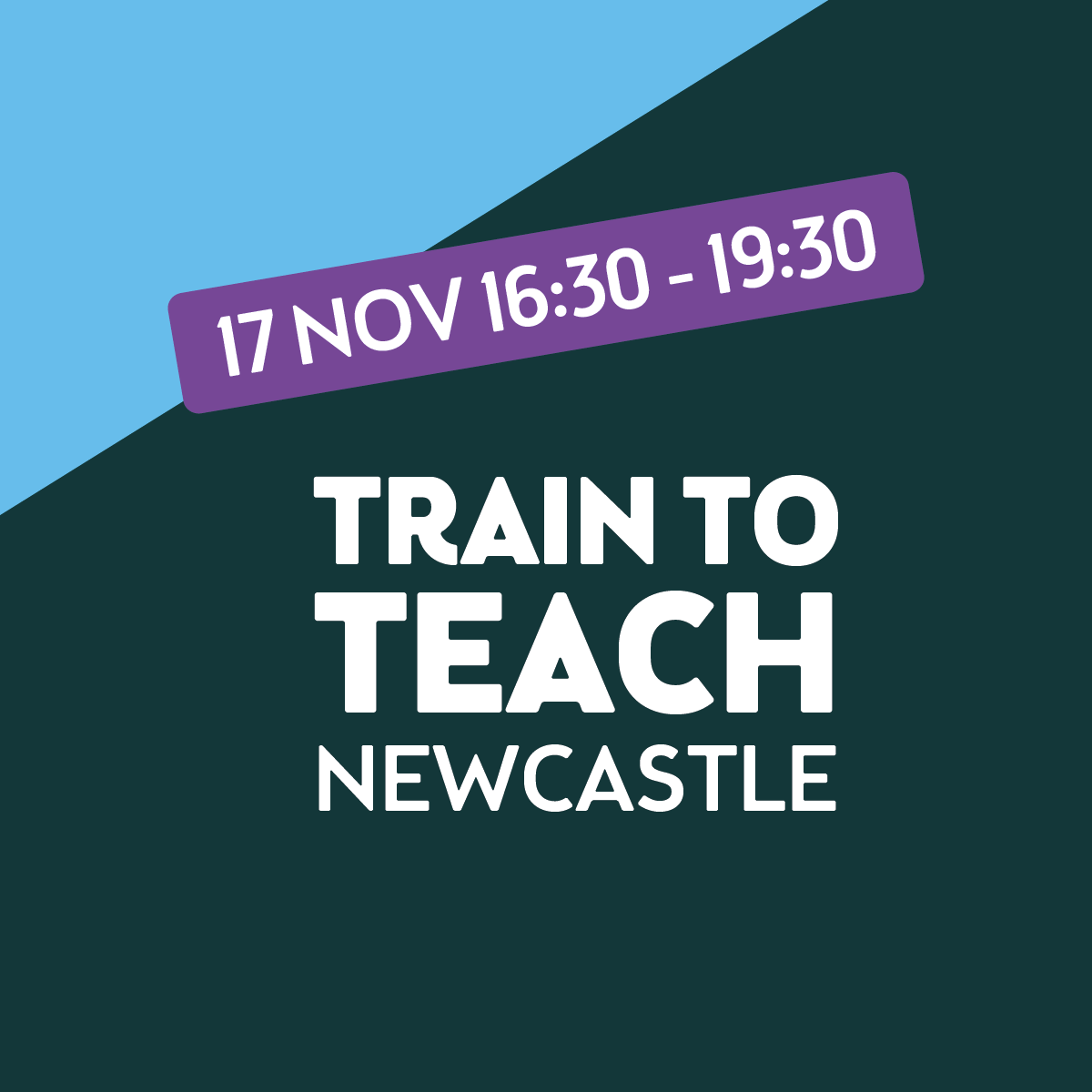 3rtsh's tweet photo. If you are interested in teaching join us at The Crowne Plaza, Newcastle on Wednesday from 16:30. We will be on hand to provide you with a wealth of information and help you on your journey to the classroom.
#TeacherTraining #teacher #education #training #traintoteach #learning https://t.co/ri9EnpSZo8