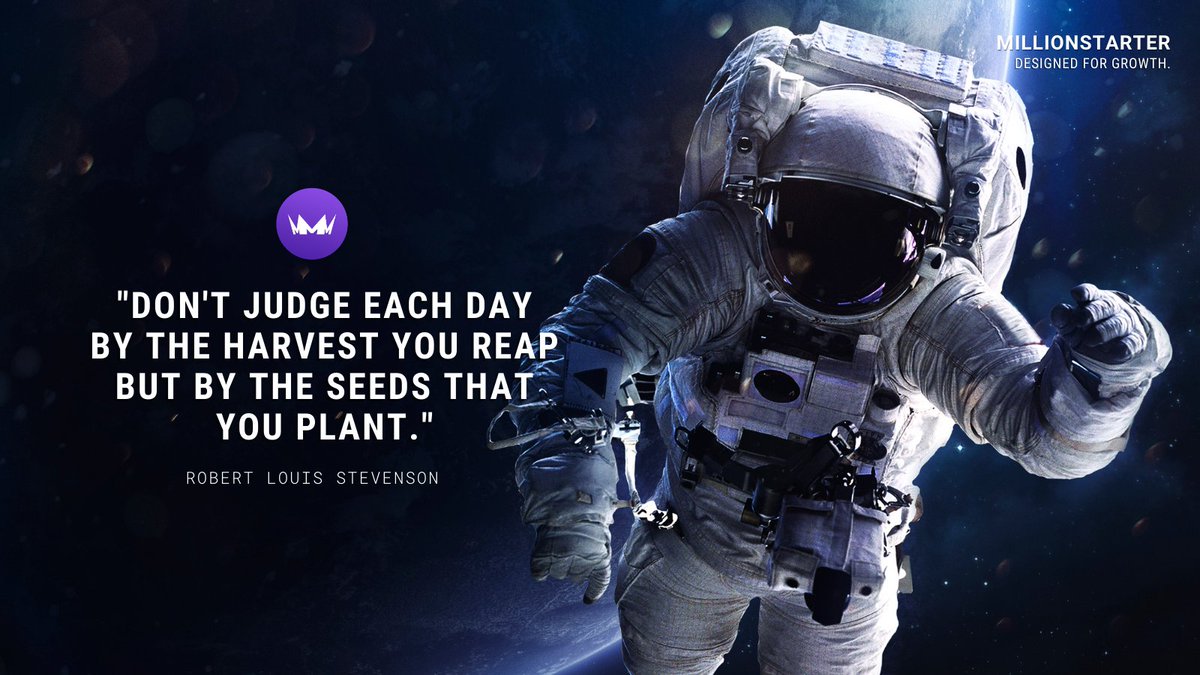 Millionstarter1's tweet photo. ⭐️ Do you know that financial gurus advise against keeping track of your profits on a daily basis? Concentrate more on planting seeds for a bountiful harvest. Reap a field, not a garden. Millionstarter is the best way to grow your profits. Join us today! ⭐️

#ICO #MST #crypto https://t.co/R4rMybMmN3
