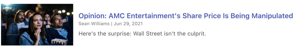 apparentlyexemp's tweet photo. (5/8)
Also, smearing retail investors (you know, the ones he says to protect) as manipulating #AMC $AMC, when we and others expose market manipulation continuously borders on malicious intent. But, that's just our opinion of course
You can check our research #ApparentlyExempt https://t.co/p72EQ3HdeG