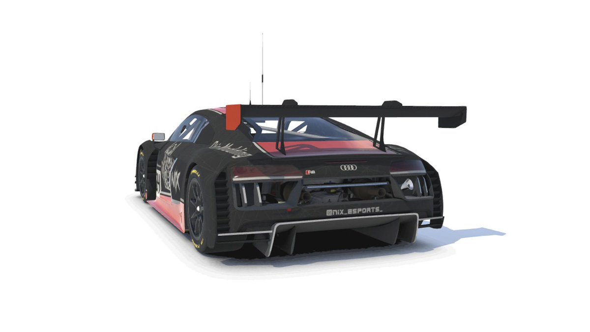 nixesports_es's tweet image. Llevábamos tiempo sin presentar una nueva livery...🙄⬇️

Asi que aquí tenéis nuestro Audi R8 LMS para la carrera de esta noche en la @DriversparadeCb 🔥

Diseño de @pablo_ms8 🥰

#iRacing #GoWithEverything 🧡🖤