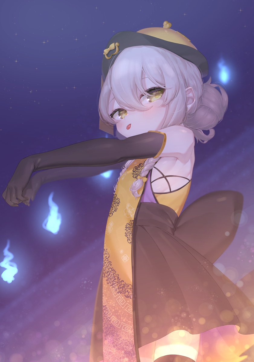 キョンシーべるちゃん🔔 」猫乃もにもに🐾のイラスト