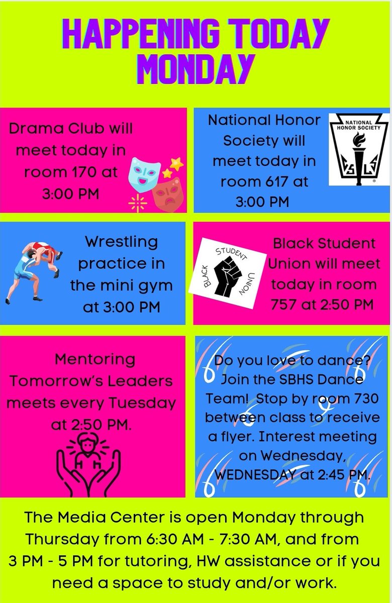 PTSOSBHS's tweet photo. This is what's happening at SBHS! @SBHSPrincipal @SbhsSga @BulldogsHouse @SBHSClass_2022 @MrsLehmanSBHS @liasbhs @SBHSbrace @thebalancedAP @bcpsactivities @SBBulldogs @sbhs_23 @SBHSBulldogAth @SBHSJuniors @sbhssciencehs @SunshineChyna @BoomerBray @JShapiroArt https://t.co/SoxxjTzTGA
