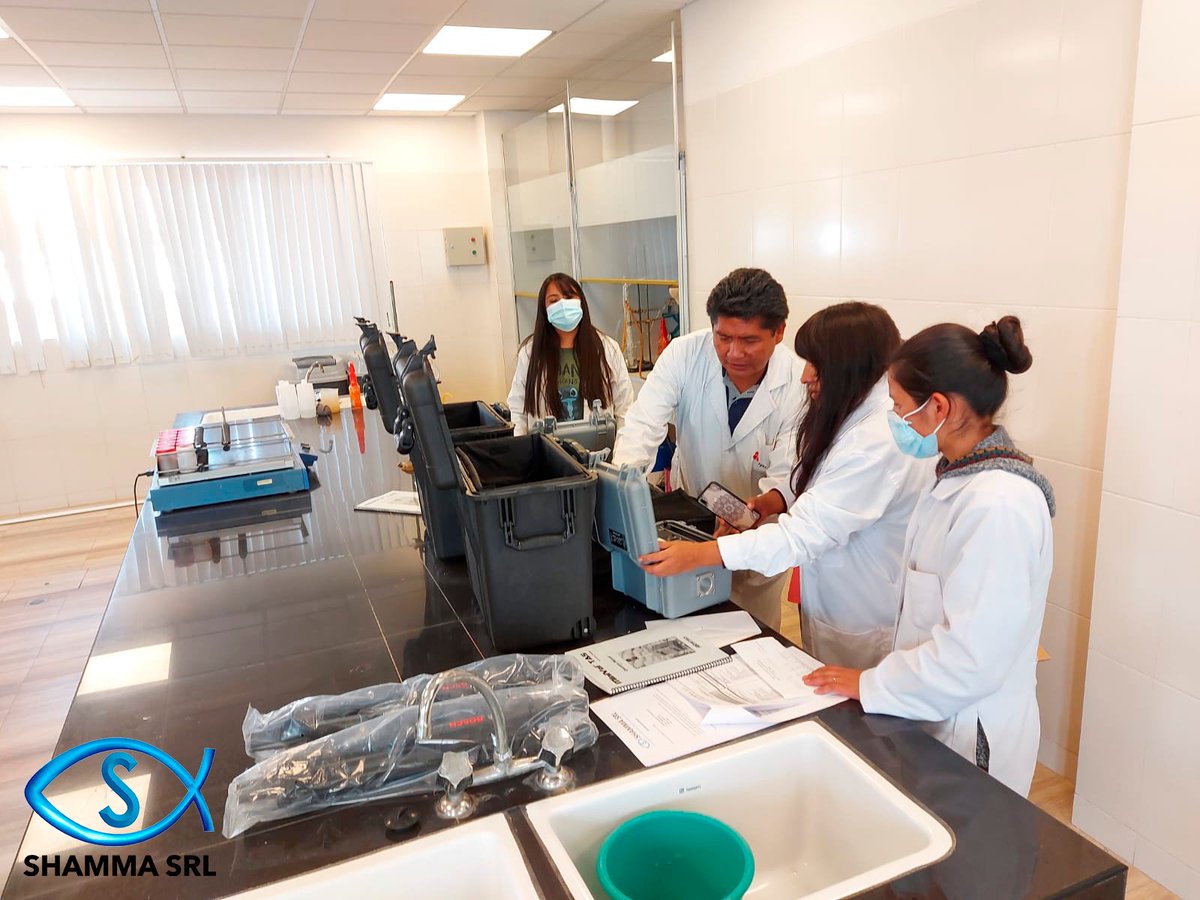 ShammaSrl's tweet photo. Shamma SRL realizó la entrega de equipos de muestreo de partículas a la empresa SpectroLab en Oruro, entre los equipos esta el MiniVolTAS de la marca Airmetrics, para el monitoreo de partículas PM10 para controlar la calidad del aire y del medio ambiente.
#shammasrl  #Spectrolab https://t.co/Hr63rY2kRZ