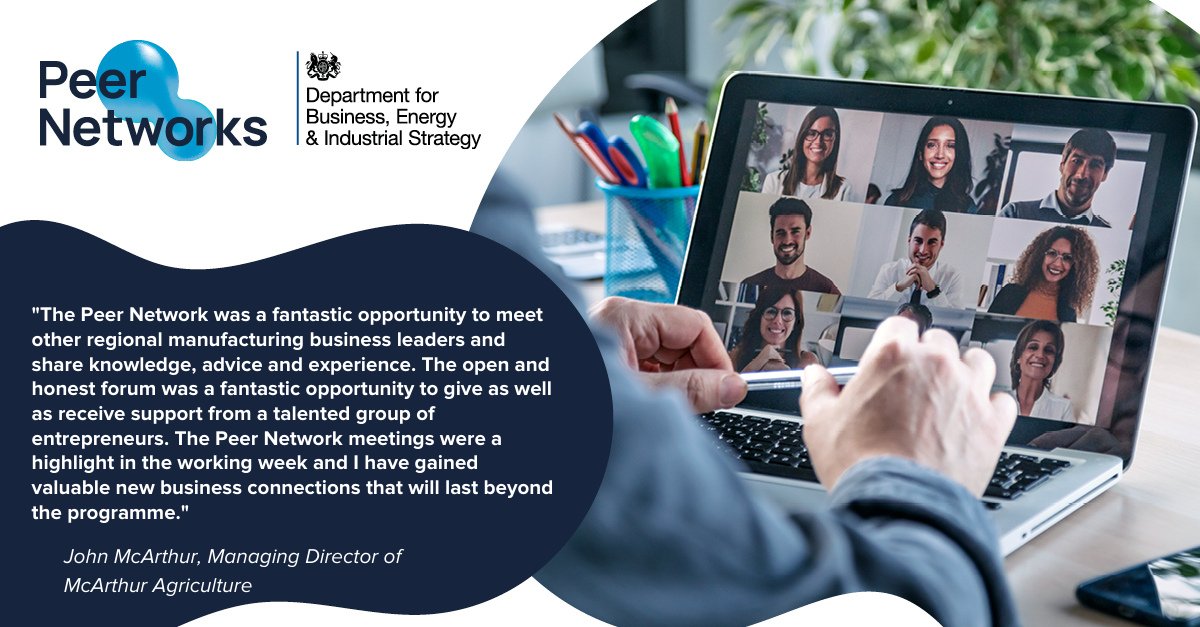Peer Networks (@peernetworkssme) on Twitter photo “I have gained valuable new business connections that will last beyond the programme.”
John McArthur Director of <a href="/McArthur_Agri/">McArthur BDC</a> shares his delightful experience on the #PeerNetworks programme.
Start your journey today 👉 peernetworks.co.uk “I have gained valuable new business connections that will last beyond the programme.”
John McArthur Director of <a href="/McArthur_Agri/">McArthur BDC</a> shares his delightful experience on the #PeerNetworks programme.
Start your journey today 👉 peernetworks.co.uk