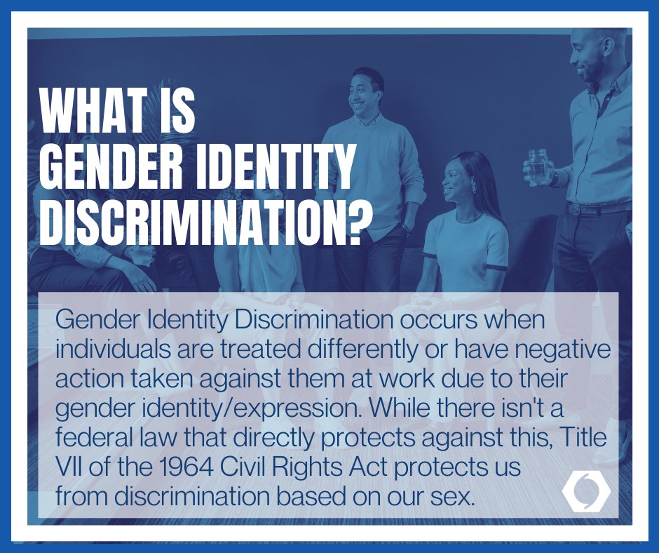 work_fairness's tweet photo. Work should be a safe place. Learn more about how you may be protected from discrimination here: https://t.co/ewxhAInwES
.
#genderidentity #discrimination #knowyourrights #atwork https://t.co/02ijKgruHy