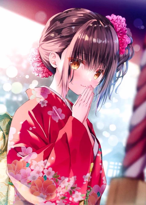 ずっと一緒にいられますように、なんて
 #着物の日 