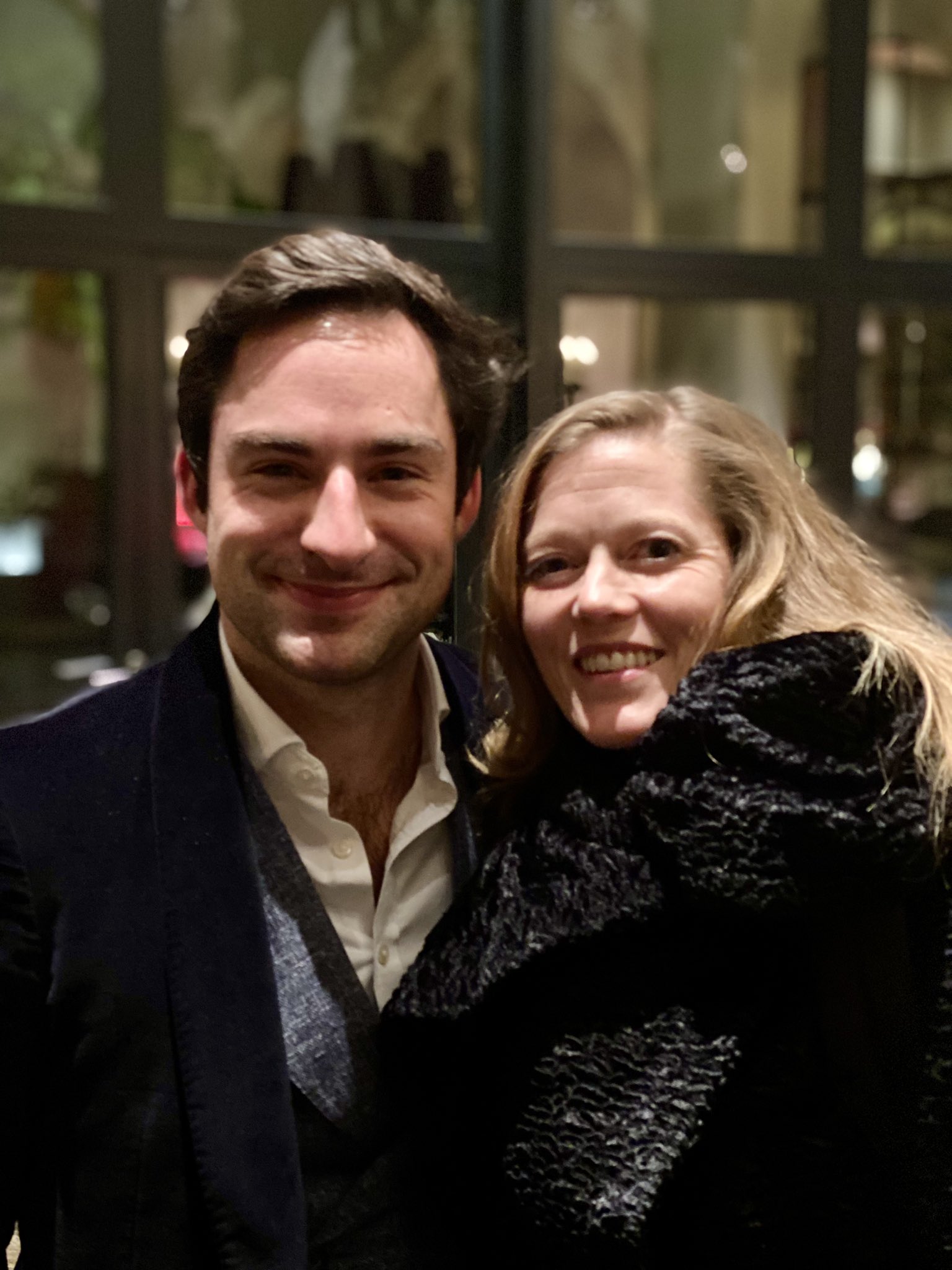 Barbara Hannigan Finally Meeting Davidsdearest David Skudlik In Person An Integral Member Of My Team Since For The First Time And What Better Place To Meet Than Here At