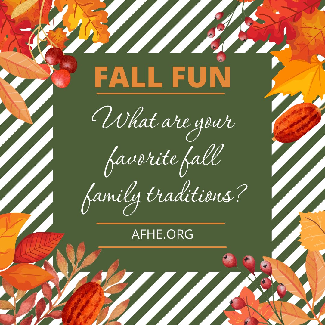 AFHEConnect's tweet photo. What are your favorite fall family traditions?
#fallfun #afheconnect #homeschoolarizona #afhe
#familytraditions #autumn https://t.co/xREPQwBdom