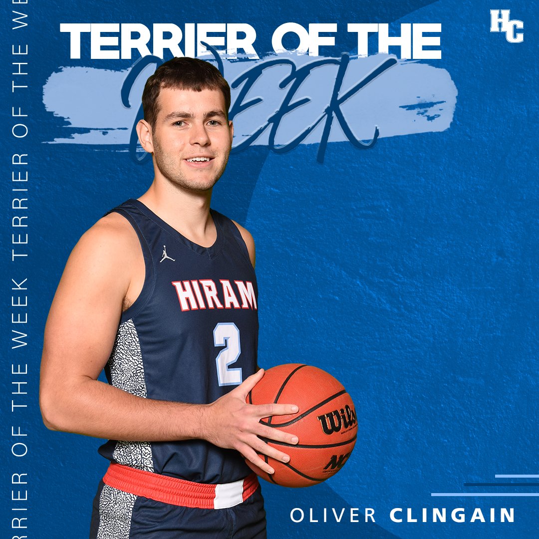 Hiram_Athletics's tweet photo. #TerrierNation, lets hear it for this week's #TerriersoftheWeek: @HiramMBB senior Oliver Clingain and @hiramwaterdawgs sophomore Elena Rinaldi 👏👏!!

For more on Clingain and Rinaldi's performances this past week, visit https://t.co/TGiDKe27uc

#RingIT🔔 https://t.co/wurMCbMG4y