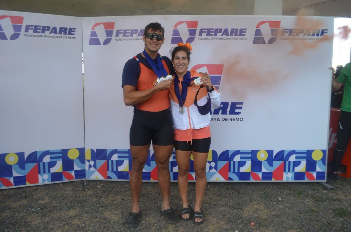 @javiinsfranpy y <a href="/gabi_mosqueira/">Gabi Mosqueira B</a> se destacan en el cierre del Campeonato Paraguayo de Remo

Más detalles en: bit.ly/3qBTjbh