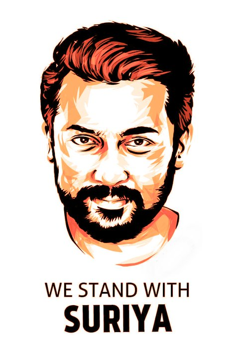 KotwalMeena's tweet photo. #WeStandWithSuriya and you? 

@Suriya_offl #JaiBhim ✊ https://t.co/EcnWqMVw0H