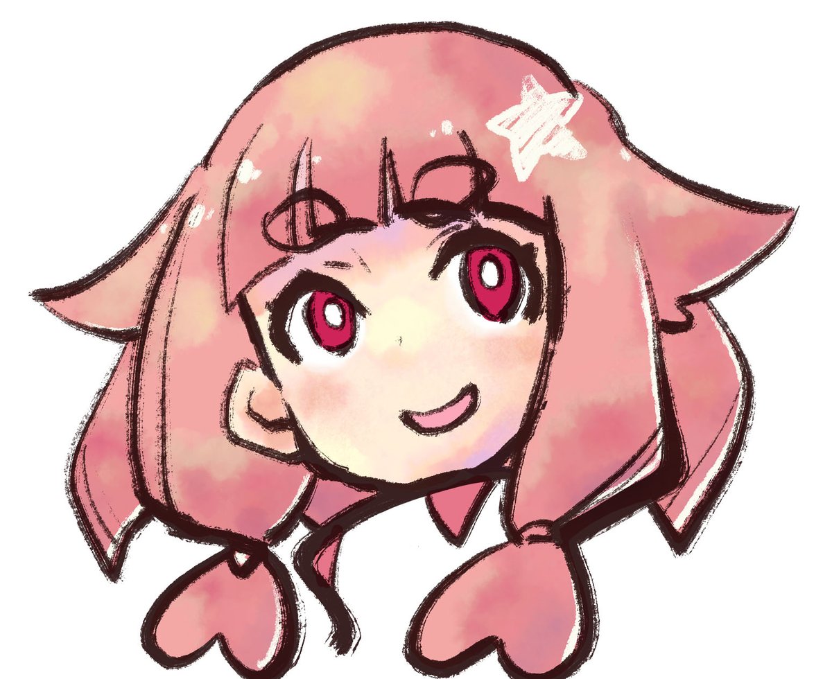 AdobeFrescoでらくがきココロちゃん 