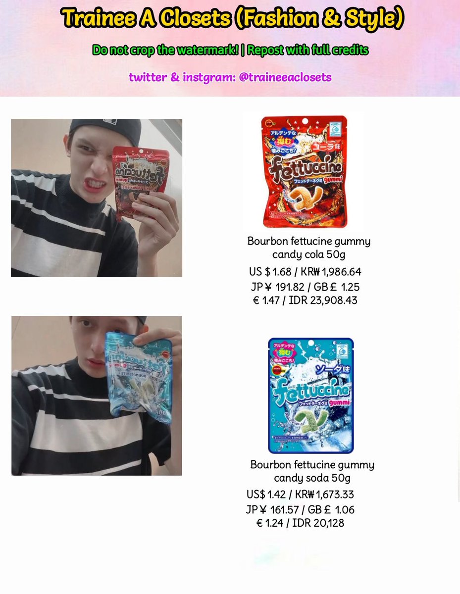 TraineeAClosets's tweet photo. [Youtube] 211114 - James's log

James snack collection 

#TRaineeA #James #제임스 #kpop #kpopfashion #kpopstyle #TraineeAClosets #아이돌연습생 @trainee_a https://t.co/TF92aQGInl