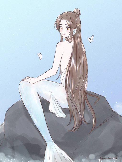 🧜‍♂️描いてみたかったかららくがきした…! 