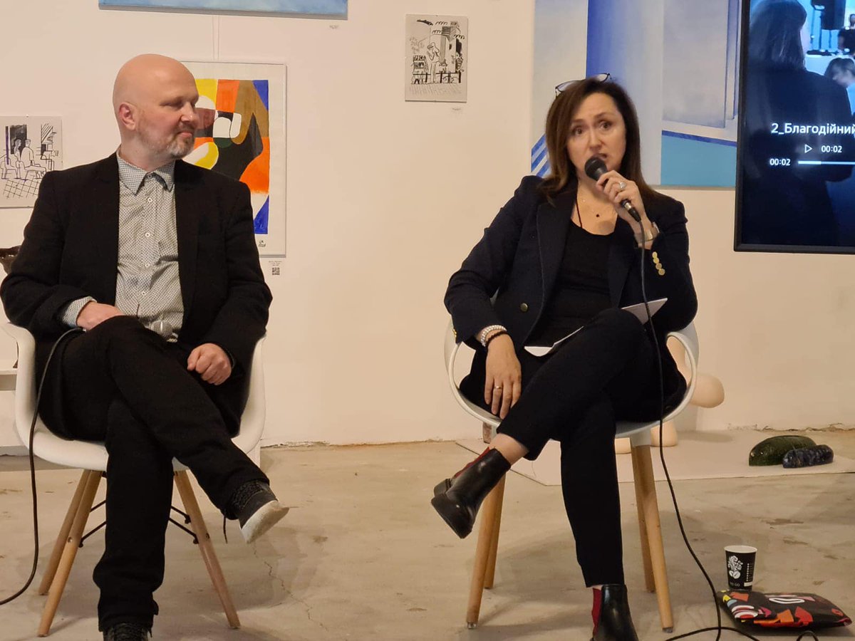 is_fem's tweet photo. November 12 was the opening of #SheIsScience exhibition and the panel discussion "Women in Science" with Ukrainian scientists who work in Germany.ย We are grateful to @MFA_Ukraine, the Consul General of Ukraine in Hamburg @ITybinka and the "Ukrainian Days" Center for support! https://t.co/008jJkXm8y