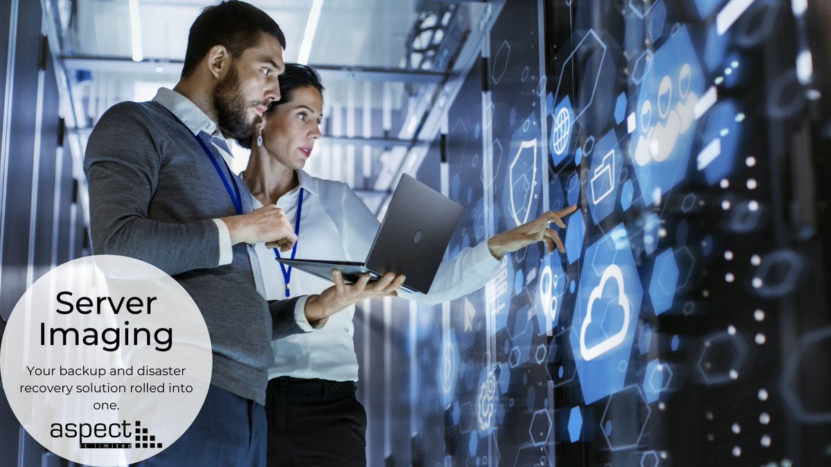 AspectIT's tweet image. #ServerImaging is the ultimate backup solution. It doesn’t just backup your files, but all of your applications and entire operating system, too! Best of all, it allows you to get back up and running in mere minutes in the event of a disaster. Learn more: aspectit.co.uk/server-imaging…