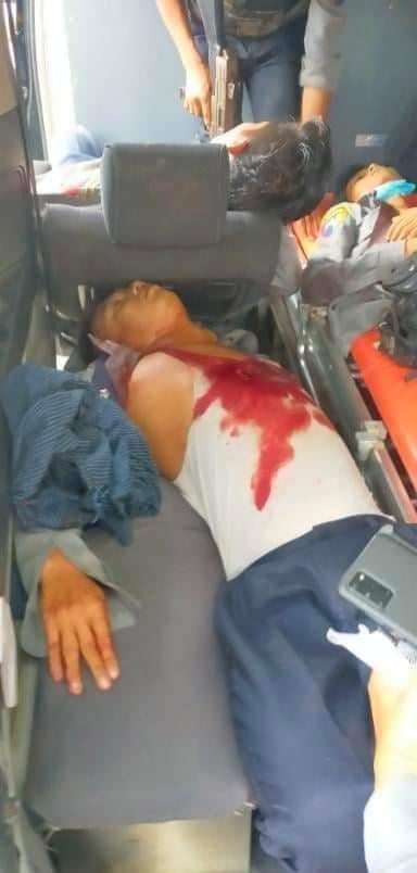 Yangon Division  In Htantabin Township,a group of about 10 policemen opened fire on the police station,killing three policemen,according to the Yangon Division PDF.
#WhatsHappeningInMyanmar 
#Nov15Coup 
#MyanmarMilitaryTerrorists 
#OurGovernmentNUG 
#AcceptNUG_RejectMilitary