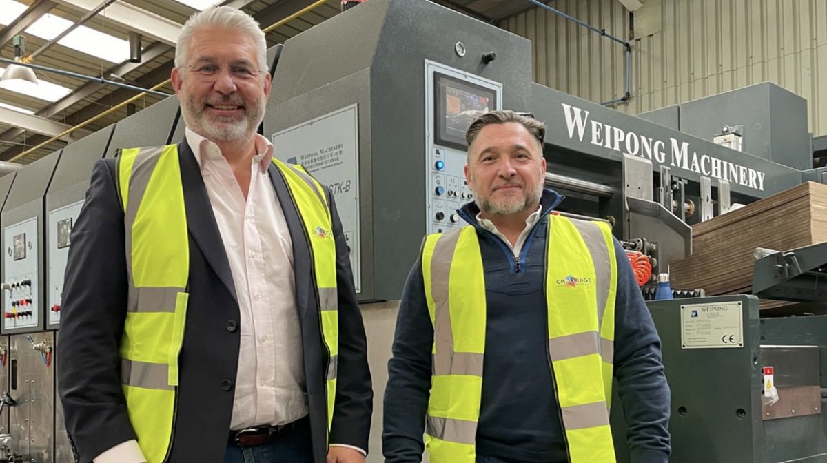 Daniel Brunton visited <a href="/ChallengePkg/">Challenge Packaging Ltd</a> recently to take a look the latest Weipong Machinery installation in the UK - a Venus 3 over 2 flexo rotary die-cutter with stacker and breaker from <a href="/EuropeGTS/">GTSEuropeLTD</a>.  

Read more here - thepackagingportal.com/features/chall… #corrugated #packaging #boxmker
