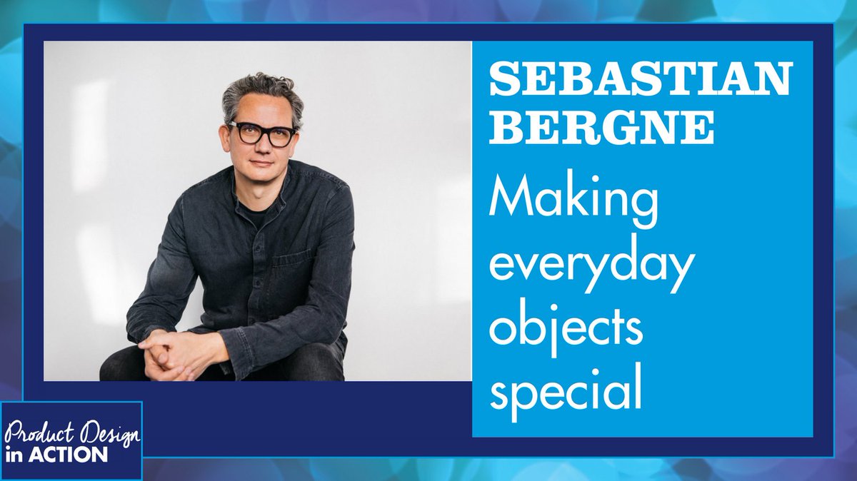edu_in_action's tweet photo. Our final talk of today's #ProductDesignInAction is @SebastianBergne showing ten very different projects that are both normal and exceptional, expected and unexpected https://t.co/lu00bfQKv6