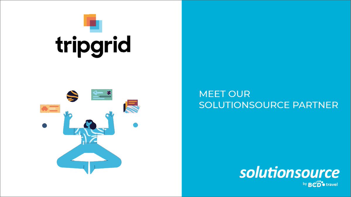 BCDTravel's tweet photo. We’re delighted to announce our new #SolutionSource partner @Tripgrid! Tripgrid is on a mission to bring systems from the world of modern productivity software to corporate travel so managers can save time &amp; money and make sure travelers are looked after: https://t.co/Ko64vpSLG9 https://t.co/zVcQEbqjWp
